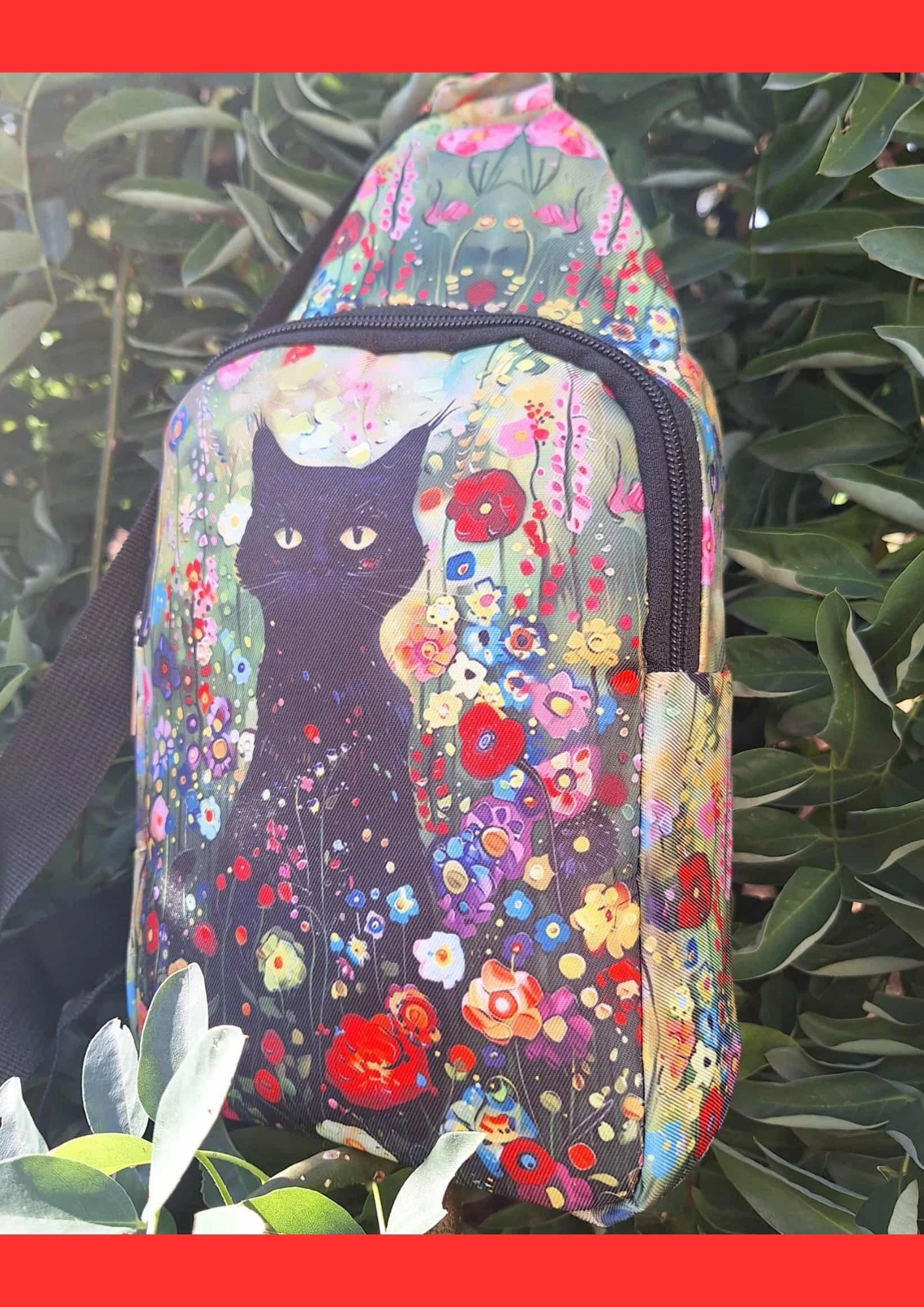 Sac à bandouliere Chat Noir Multicolore